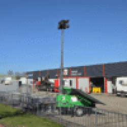 Mobiele accu lichtmast