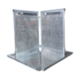 Stage barriers 90 graden hoek